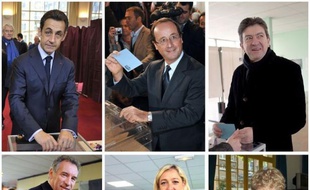 Nicolas Sarkozy (+1) et François Hollande (-1) sont à égalité avec 27% des intentions de vote au premier tour de l'élection présidentielle, selon un sondage TNS Sofres pour i-Télé publié vendredi.