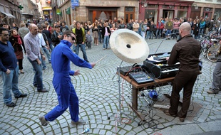 Fête de la Musique à Strasbourg. (Illustrations)