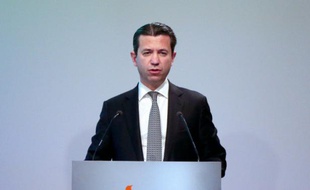 Thomas Piquemal, le directeur financier d'EDF, le 16 février 2016 à Paris