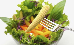 Une salade composée.