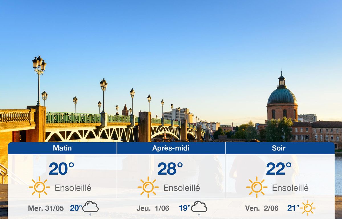 Météo Toulouse: prévisions du mardi 30 mai 2023