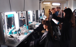 Dans les coulisses du défilé Christophe Lemaire.