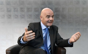 Gianni Infantino au siège de la Fifa à Zurich