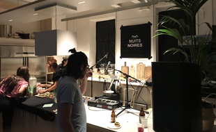 Après le concert, le collectif Nuits Noires proposait un repas pour le public