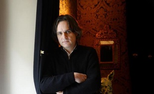 Le dessinateur Riss de Charlie Hebdo, le 24 février 2015 à Paris