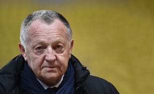 Jean Michel Aulas durant le match entre Monaco et Lyon le 1er février 2015. Credit:BEBERT BRUNO/SIPA/1502020650