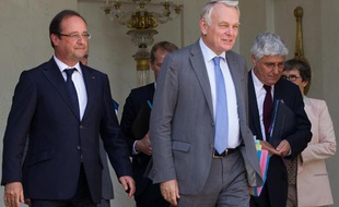 Francois Hollande et Jean-Marc Ayrault, le 7 juillet 2013 à l'Elysée.