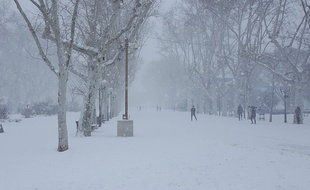 L'esplanade Charles de Gaulle sous la neige (Photo d'illustration).