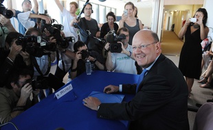 Rémy Pflimlin devant le CSA en 2010. A l'époque l'institution avait validé son projet...