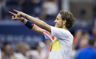 Lucas Pouille, le 5 septembre 2016 à New-York.
