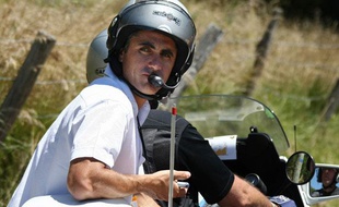 Laurent Jalabert le 15 juillet 2007 sur le Tour de France.