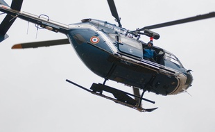 Un hélicoptère de la gendarmerie
