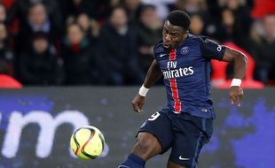 Serge Aurier, le 3 février 2016 face à Lorient.