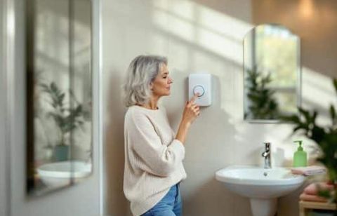 Souvent oublié, ce petit réglage dans la salle de bain limite la buée et le calcaire dès aujourd’hui sans rien dépenser