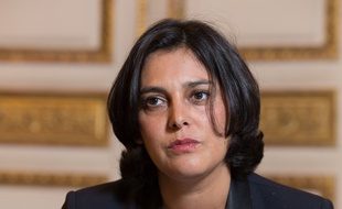 Myriam El Khomri, Ministre du travail dans son bureau. Paris. 04/11/2015