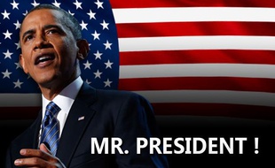 Barack Obama, réélu président le 6 novembre 2012.