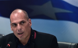 Le nouveau ministre de l'Economie Yanis Varoufakis à Athènes le 28 janvier 2014.