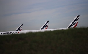 Des avions d'Air France garés à Roissy. (Illustration).