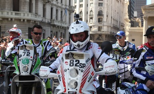 Le motard polonais Michel Hernik est mort sur la route du Dakar, le 6 janvier 2015.