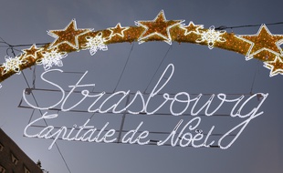 Strasbourg le 01 12 2013. Strasbourg capitale de Noël. Illustrations
