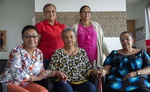 Simone Ngalula, Monique Bitu Bingi, Lea Tavares Mujinga, Noelle Verbeeken and Marie-Jose Loshi (AP Photo/Francisco Seco)/VLM901/20181552044971//2007010803