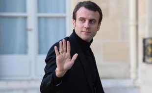 Le ministre de l'Economie Emmanuel Macron, le 11 janvier 2015 à Paris