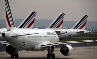 Des avions d'Air France à Roissy (illustration).