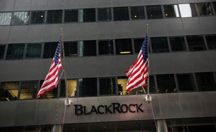 L'entrée des bureaux de BlackRock à New York, en janvier 2014