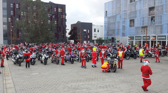 Nantes: Ce week-end, motards et rockeurs jouent les pères Noël - 20minutes.fr