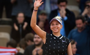 L'Américaine Amanda Anisimova, pas encore 18 ans, l'avenir du tennis féminin.