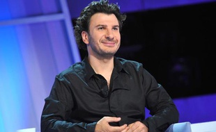 Le comédien Michaël Youn lors de l'émission «Panique dans l'oreillette», le 7 juin 2010.