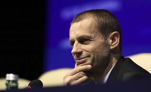 Aleksander Ceferin, le président de l'UEFA, le 26 février 2018 à Bratislava.