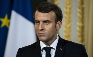 Emmanuel Macron, le 7 janvier 2020 à l'Elysée.