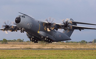 Illustration d'un Airbus A400M.