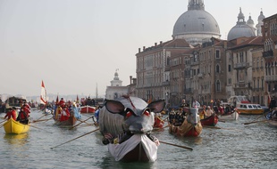 Les poissons-robots permettront de surveiller la lagune de Venise, prise d'assaut par les touristes.