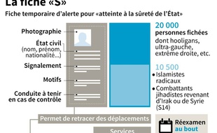 Données sur la fiche «S»
