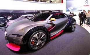Le nouveau concept car Survol de Citroën à Genève, le 2 mars 2010