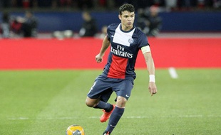 Thiago Silva contre Saint-Etienne le 16 mars 2014.