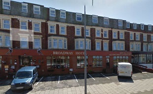 Le Broadway Hotel, à Blackpool, en Grande-Bretagne.