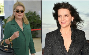 Les actrices françaises Catherine Deneuve et Juliette Binoche. (Montage)