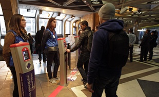 Toutes les stations de la ligne 1 du métro de Transpole ont été contrôlées simultanément.