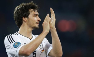 Le défenseur de l'Allemagne, Mats Hummels, le 13 juin 2012 à Kharkiv.