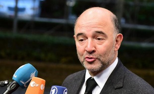 Pierre Moscovici, commissaire européen aux Affaires économiques, le 9 décembre 2014 à Bruxelles