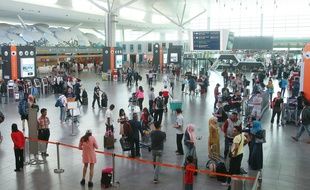 L'aéroport de Kuala Lumpur à Sepang en Malaisie le 24 février 2017.
