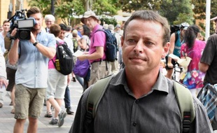 L'ancien détenu de Guantanamo David Hicks à Sydney le 19 février 2015