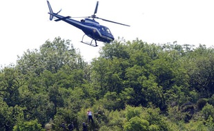Un hélicoptère de la gendarmerie nationale.