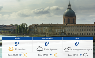 Météo Toulouse: Prévisions du vendredi 15 novembre 2019