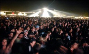 Vue du public lors des Eurockéennes de Belfort