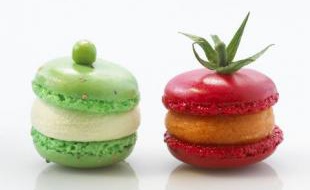 Nouvelle création de Lenôtre, le macaron glacé aux petits pois