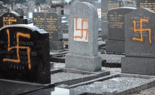 Profanation du cimetière Juif à Hautepierre. Le 27 01 2010